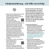 Flyer zur Tabakentwöhnung